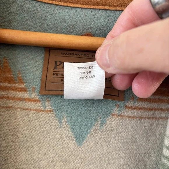 Pendleton Wool Southwestern Blanket Vest Womens Size M Santa Fe Boho Western - Picture 5 of 8